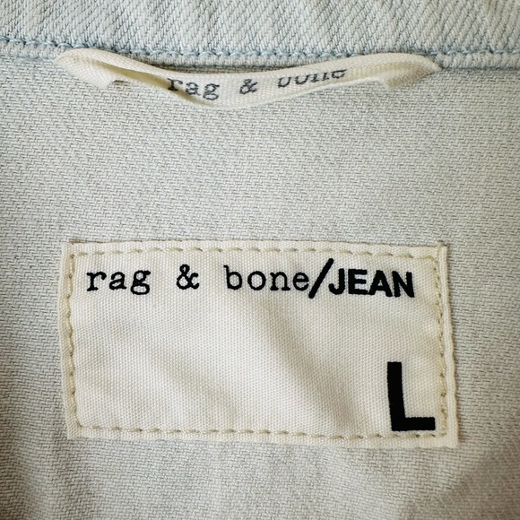 Rag & Bone Denim Jacket bleached wash - Picture 6 of 6